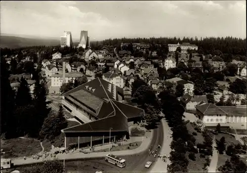 Ak Oberhof im Thüringer Wald, Gesamtansicht, HOG Oberer Hof, Interhotel Panorama