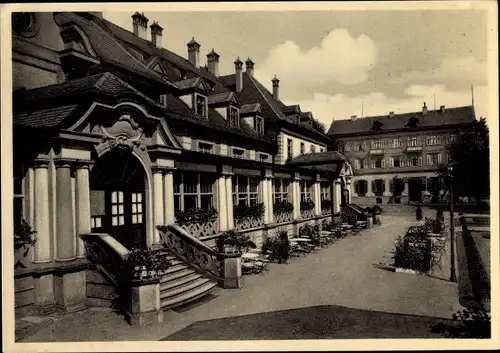 Ak Bad Steben in Oberfranken, Staatl. Kurhaus