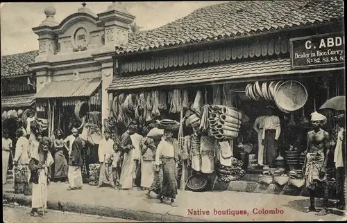 Ak Colombo Ceylon Sri Lanka, Native boutiques