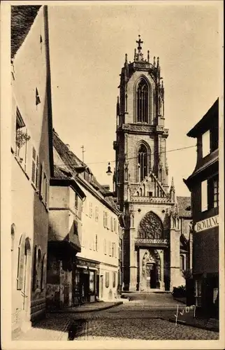 Ak Sélestat Schlettstadt Elsass Bas Rhin, L'Eglise Saint Georges