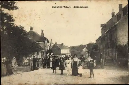 Ak Ygrande Allier, Route Nationale