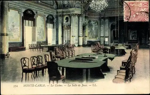 Ak Monte Carlo Monaco, Le Casino, La Salle de Jeux