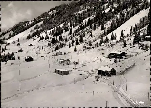 Ak Balderschwang im Allgäu, Haus Ifenblick bei Schnee, Vogelperspektive, Winter