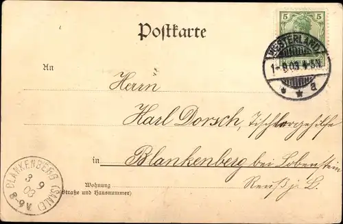 Ak Westerland auf Sylt, Wandelbahn und Strand