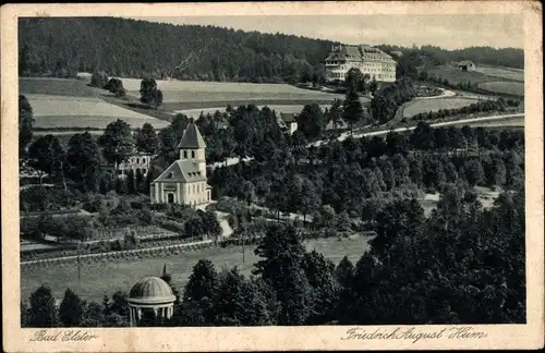 Ak Bad Elster im Vogtland, Blick auf das Friedrich August Erholungsheim