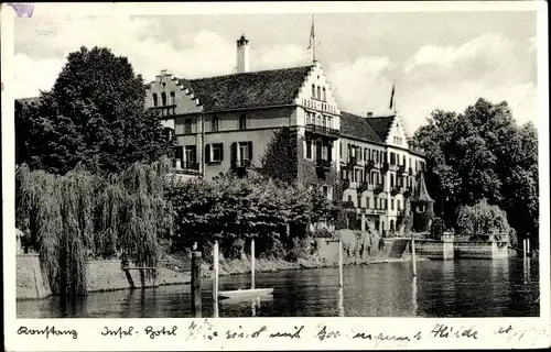 Ak Konstanz am Bodensee, Insel Hotel