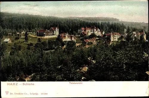 Ak Schierke Wernigerode am Harz, Totalansicht