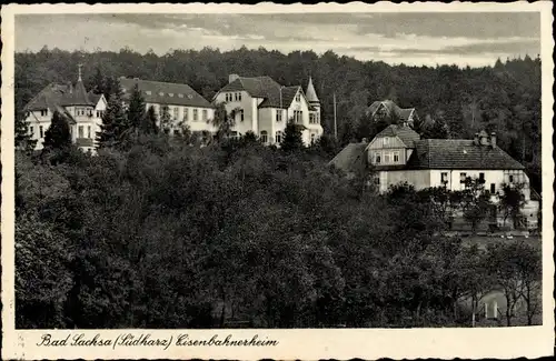 Ak Bad Sachsa im Harz, Eisenbahnerheim