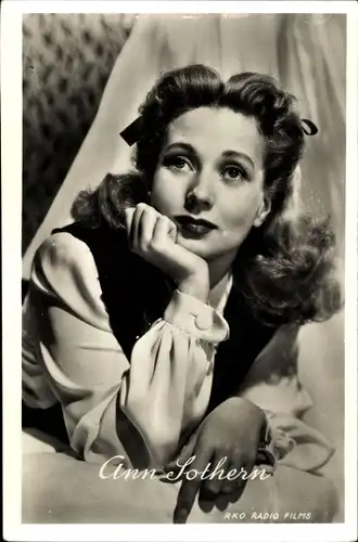 Ak Schauspielerin Ann Sothern, Portrait
