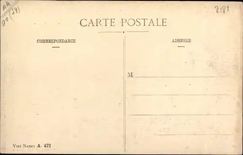 Ak Xaffévillers Vosges, Le Calvaire dans le Cimetiere, démoli par les obus, Guerre en Lorraine