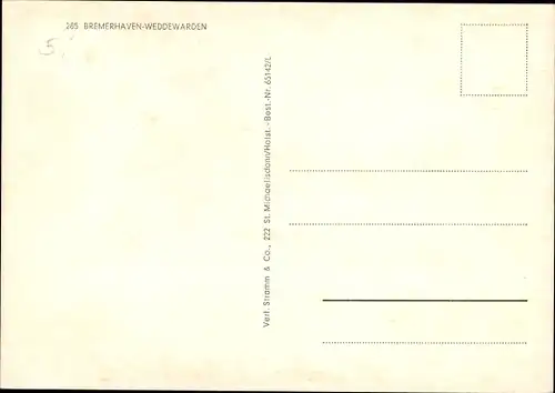 Ak Weddewarden Bremerhaven, Dampfer, Leuchtturm, Wohnhäuser