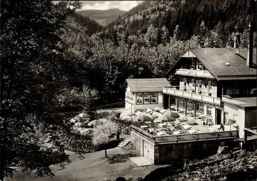 Ak Tabarz im Thüringer Wald, Hotel Schweizerhaus im Lauchagrund