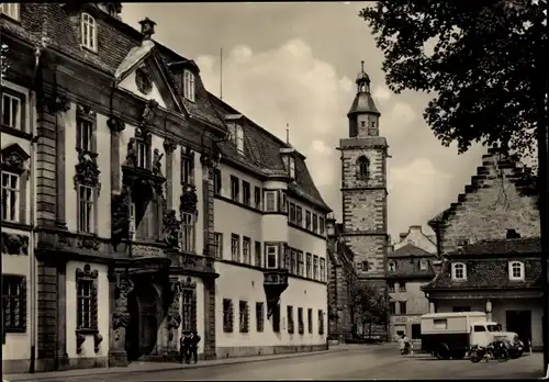 Ak Erfurt in Thüringen, Regierungsstraße, Kirche
