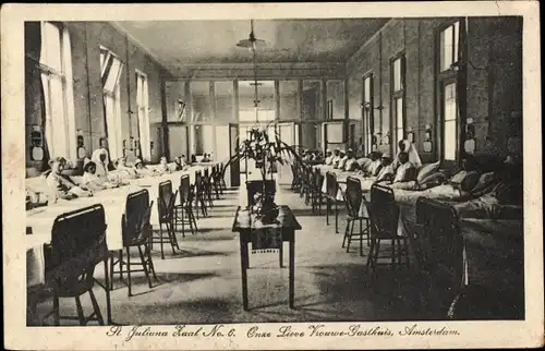 Ak Amsterdam Nordholland Niederlande, Gasthuis, Juliana Zaal
