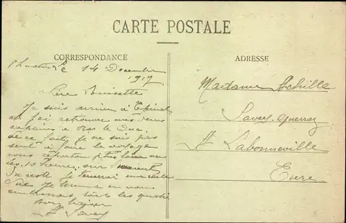 Ak Épinal Lothringen Vosges, Rue de la Prefecture et la Gendarmerie