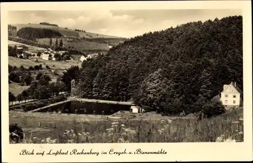 Ak Rechenberg Bienenmühle Erzgebirge, Blick auf Luftbad