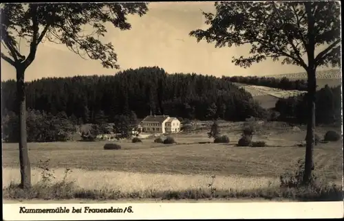 Ak Frauenstein im Erzgebirge, Kummermühle, Wald