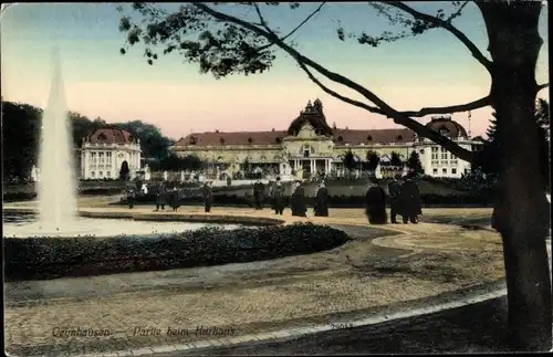 Ak Bad Oeynhausen in Westfalen, Königl. Kurhaus, Park