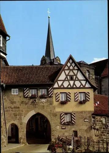 Ak Kronach in Oberfranken, Bamberger Tor