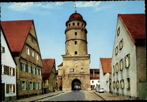 Ak Nördlingen in Schwaben, Löpsinger Tor