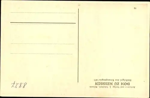Ak Meißen an der Elbe, Dom, Südflügel d. Kreuzganges 1471