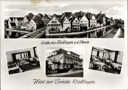 Ak Riedlingen an der Donau Württemberg, Hotel zur Brücke