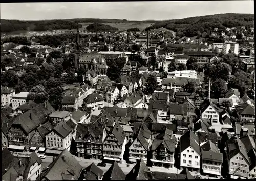 Ak Heidenheim an der Brenz Baden Württemberg, Stadtblick vom Schloss Hellenstein