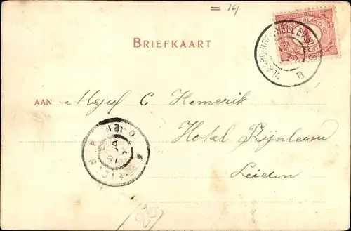 Ak Hellevoetsluis Südholland, Baantje