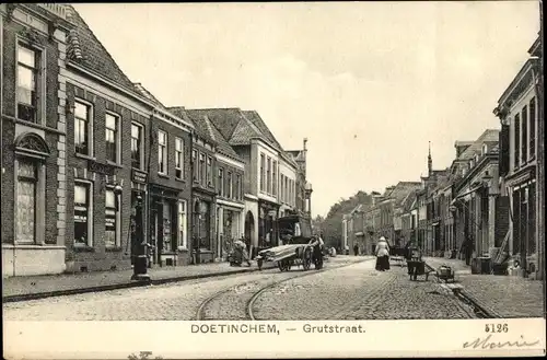 Ak Doetinchem Gelderland, Grutstraat