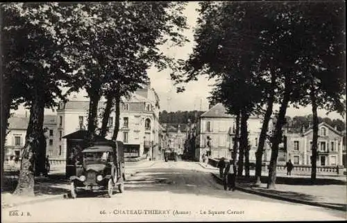 Ak Château Thierry Aisne, Le Square Carnot
