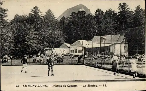 Ak Le Mont Dore Puy de Dôme, Plateau du Capucin, Le Skating