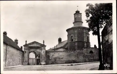 Ak Saint Gobain Aisne, Entrée de la Manufacture de Glaces