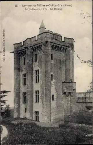 Ak Vez Oise, Chateau de Vez, Donjon