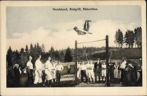 Ak Handstand, Ristgriff, Abhechten, Turner