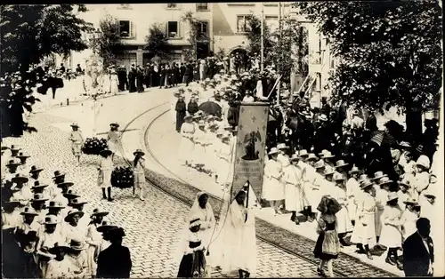 Foto Ak Fribourg Freiburg Stadt Schweiz, Festzug