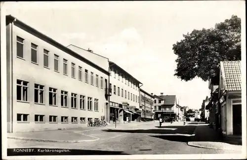 Ak Ronneby Schweden, Karlskronagatan