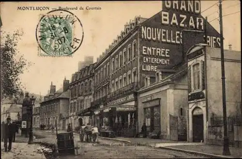 Ak Montluçon Allier, Boulevard de Courtais