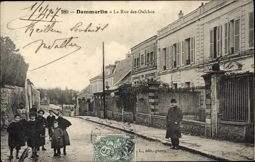 Ak Dammartin Seine et Marne, La Rue des Oulches
