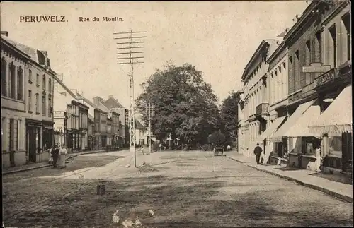 Ak Péruwelz Wallonien Hennegau, Rue du Moulin