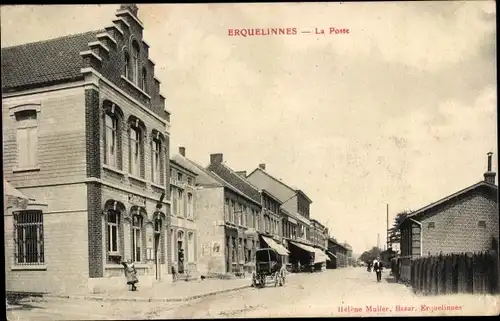 Ak Erquelinnes Wallonien Hennegau, La Poste
