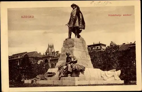 Ak Szeged Segedin Ungarn, Vazarhelyi szobor