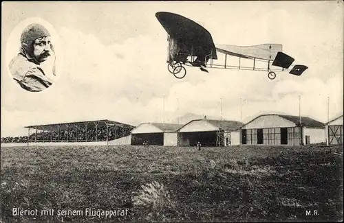 Ak Aviation, Bleriot mit seinem Flugapparat