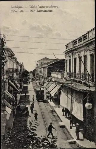 Ak Kalamata Griechenland, Rue Aristomene