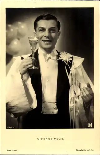 Ak Schauspieler Victor de Kowa, Portrait