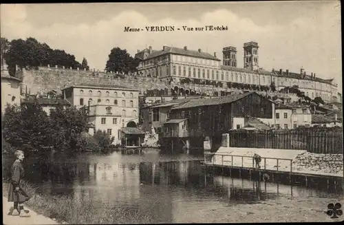 Ak Verdun Lothringen Meuse, Vue sur l'Eveche