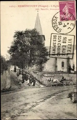 Ak Remoncourt Lothringen Vosges, L'Eglise