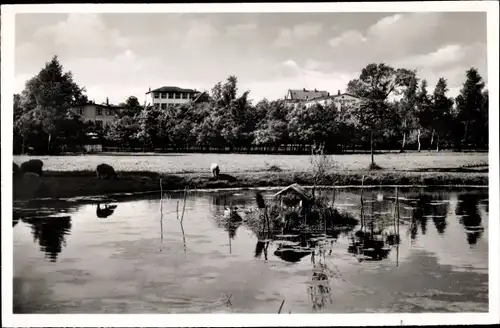 Ak Ostseebad Scharbeutz in Ostholstein, Blick auf den Ort