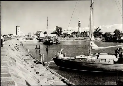 Ak Timmendorf Insel Poel Mecklenburg, Hafen, Leuchtturm