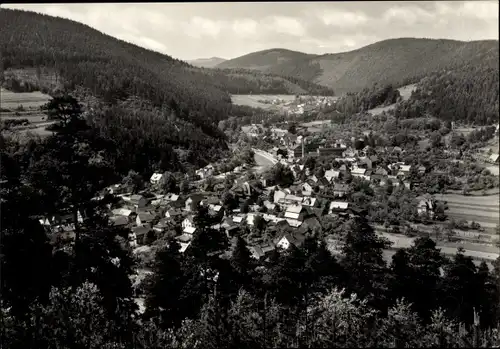 Ak Sitzendorf in Thüringen, Panorama