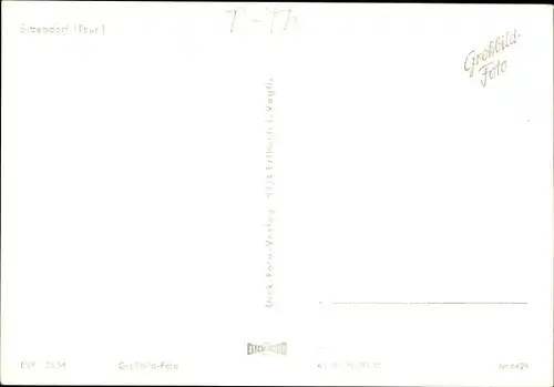 Ak Sitzendorf in Thüringen, Panorama